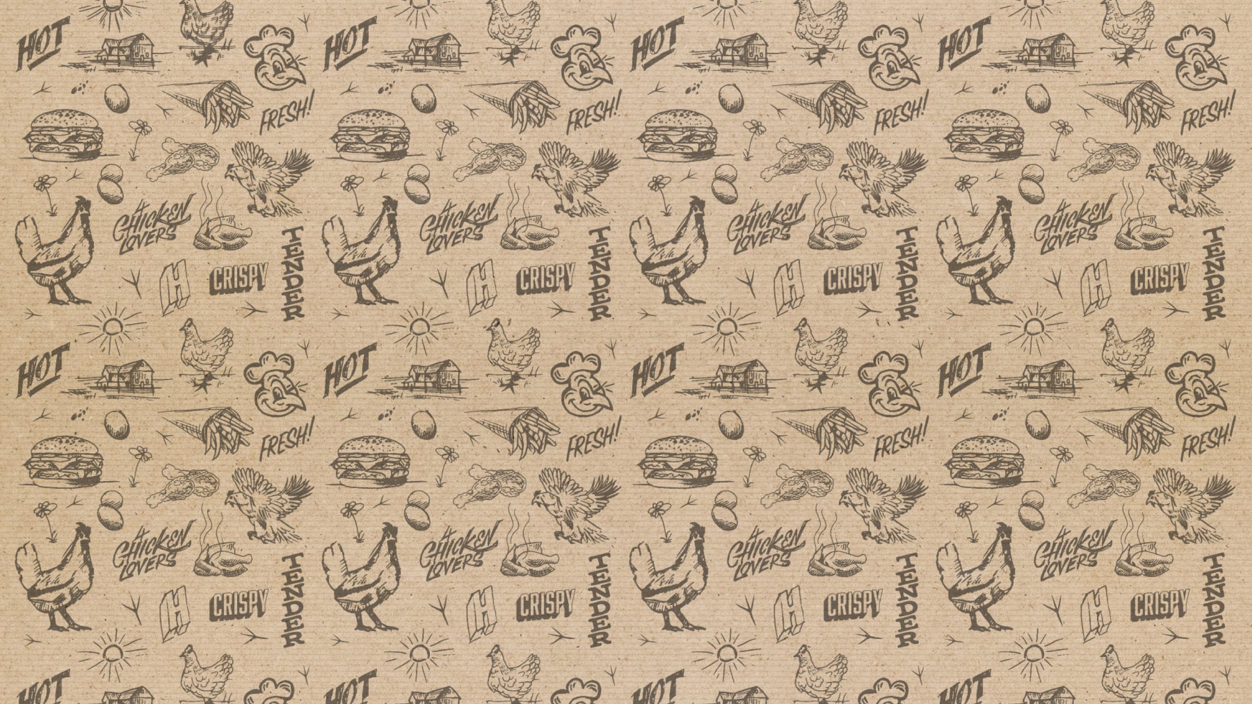 Hector-chicken-branding-pattern-illustrations