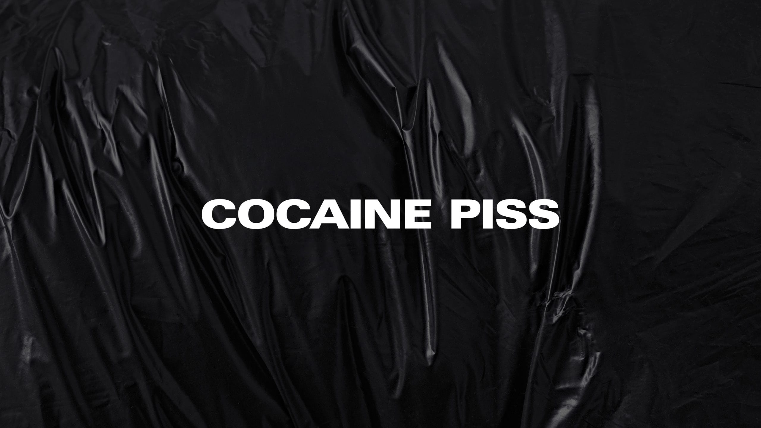 cocaine piss-PAT-band-logo